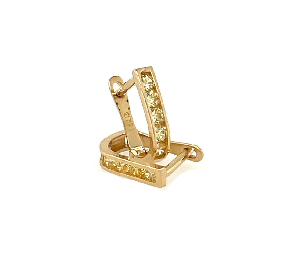 14k gold hoops
