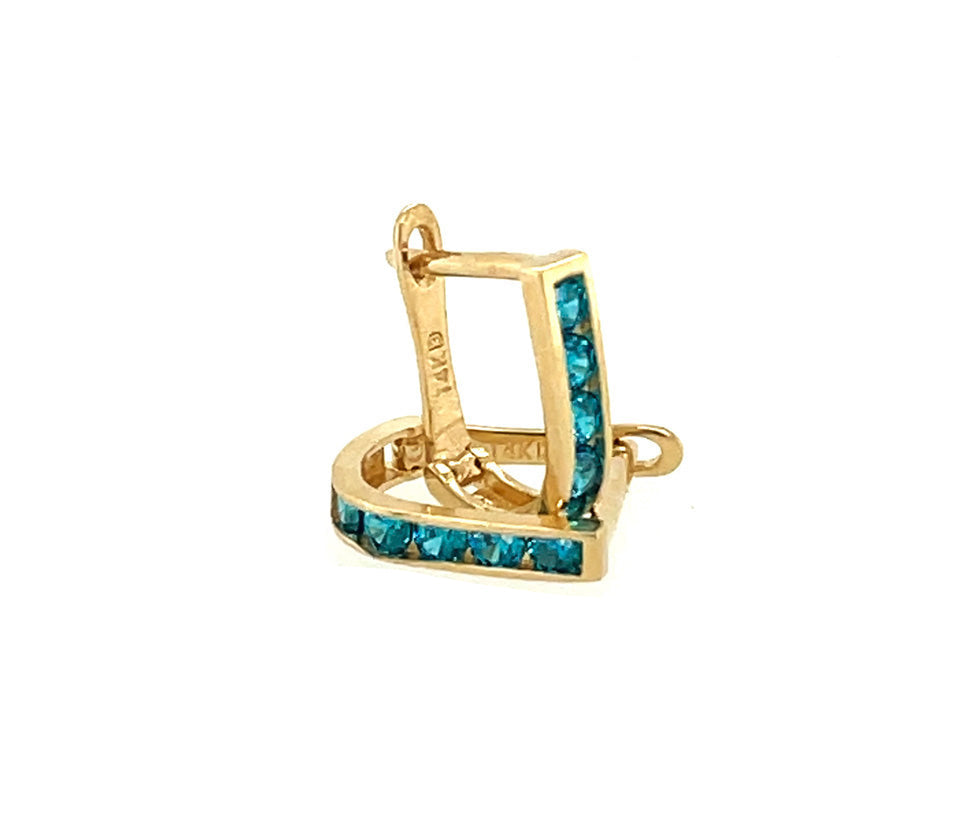 14k gold hoops
