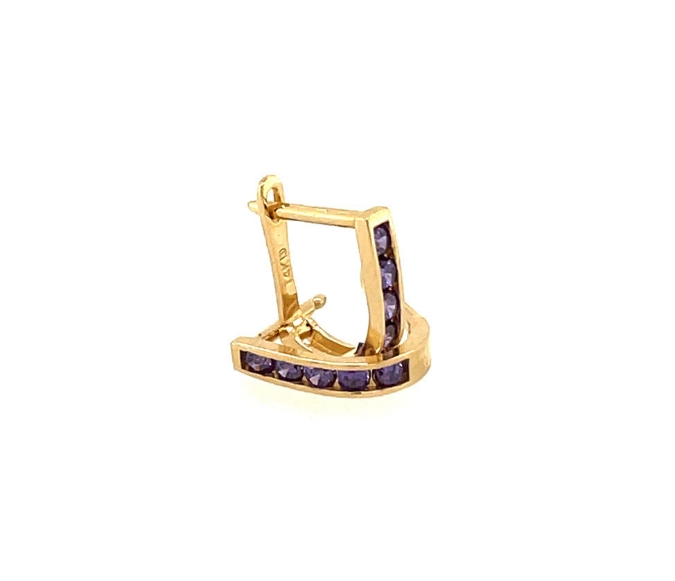 14k gold hoops