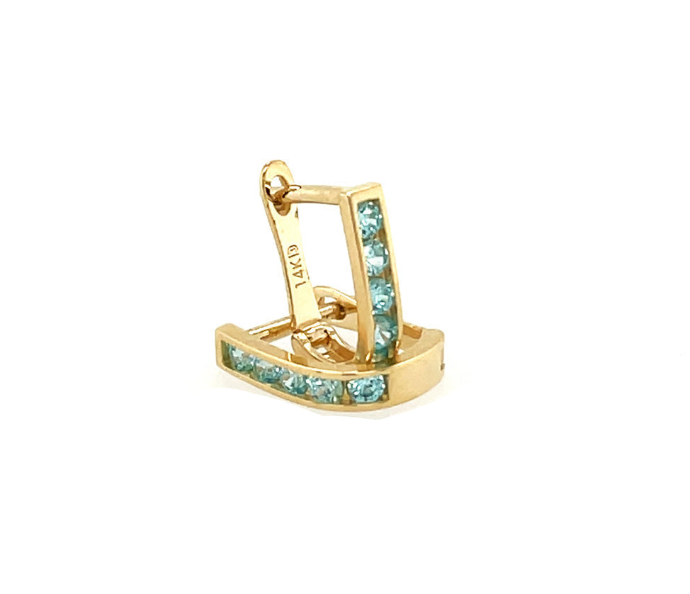 14k gold hoops
