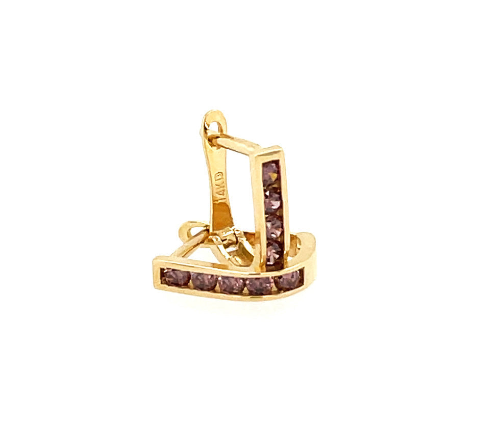 14k gold hoops