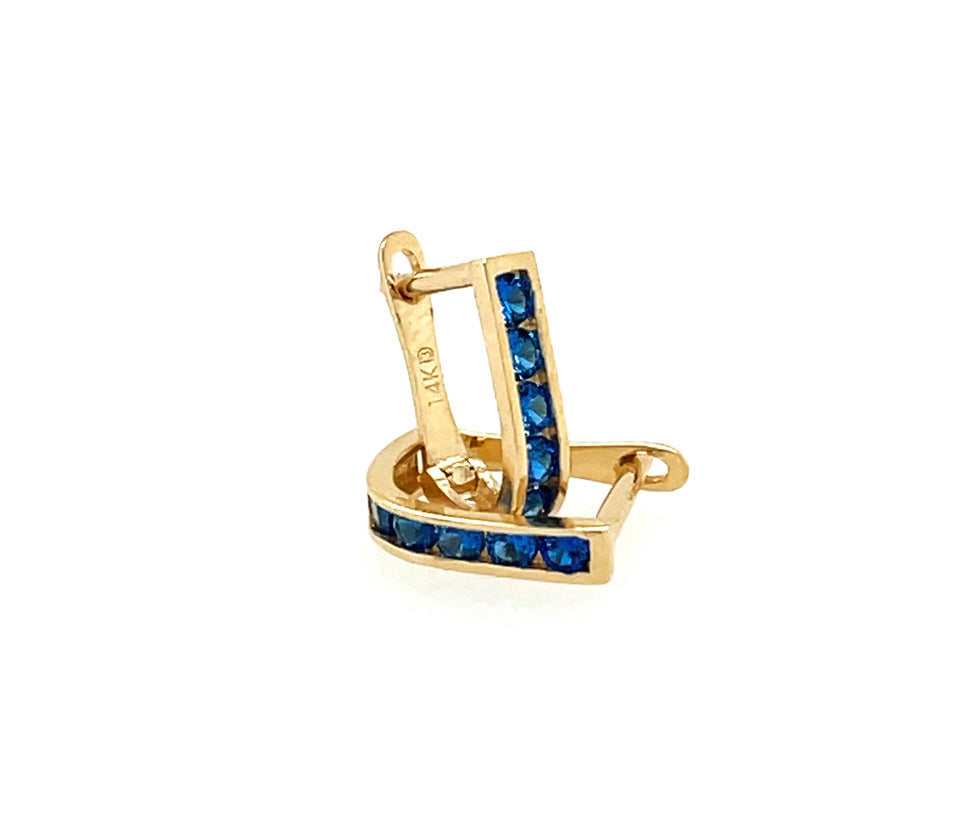 14k gold hoops