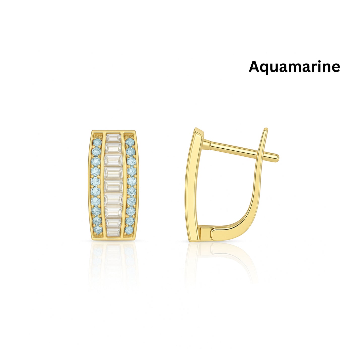 14k gold hoops