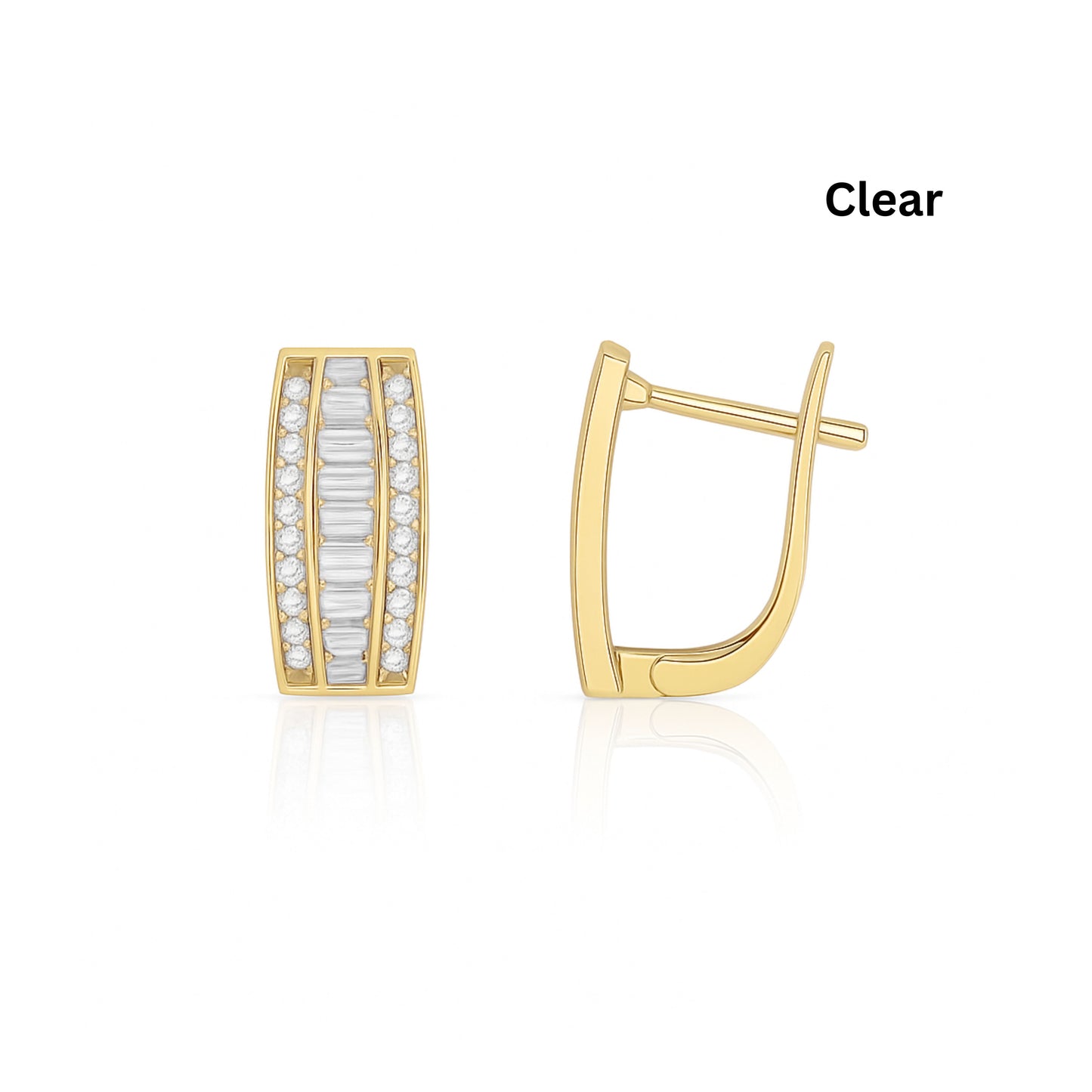 14k gold hoops