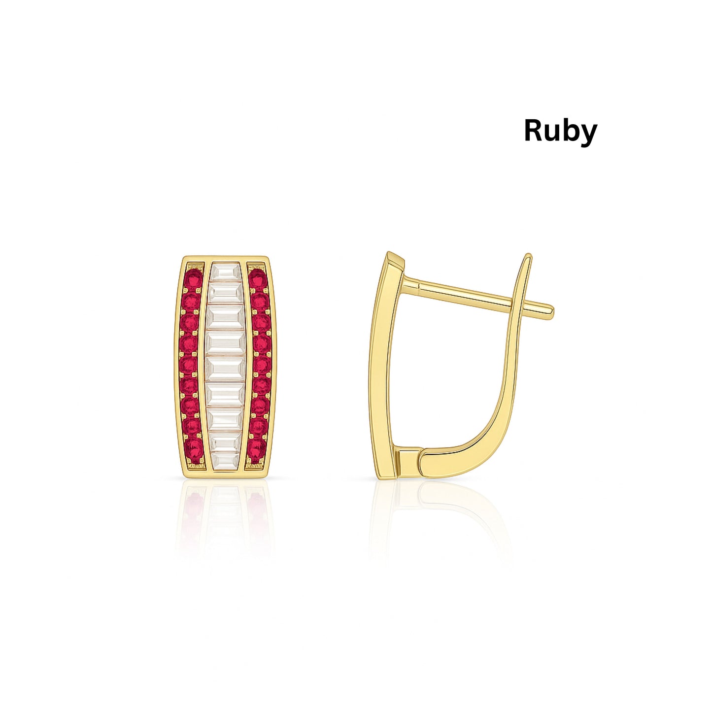 14k gold hoops