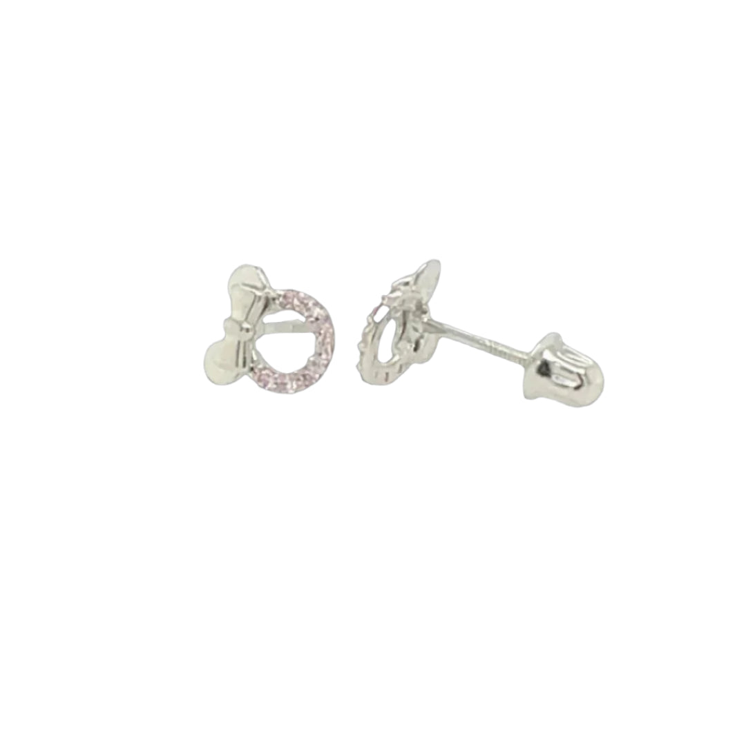14k gold mini mouse earrings
