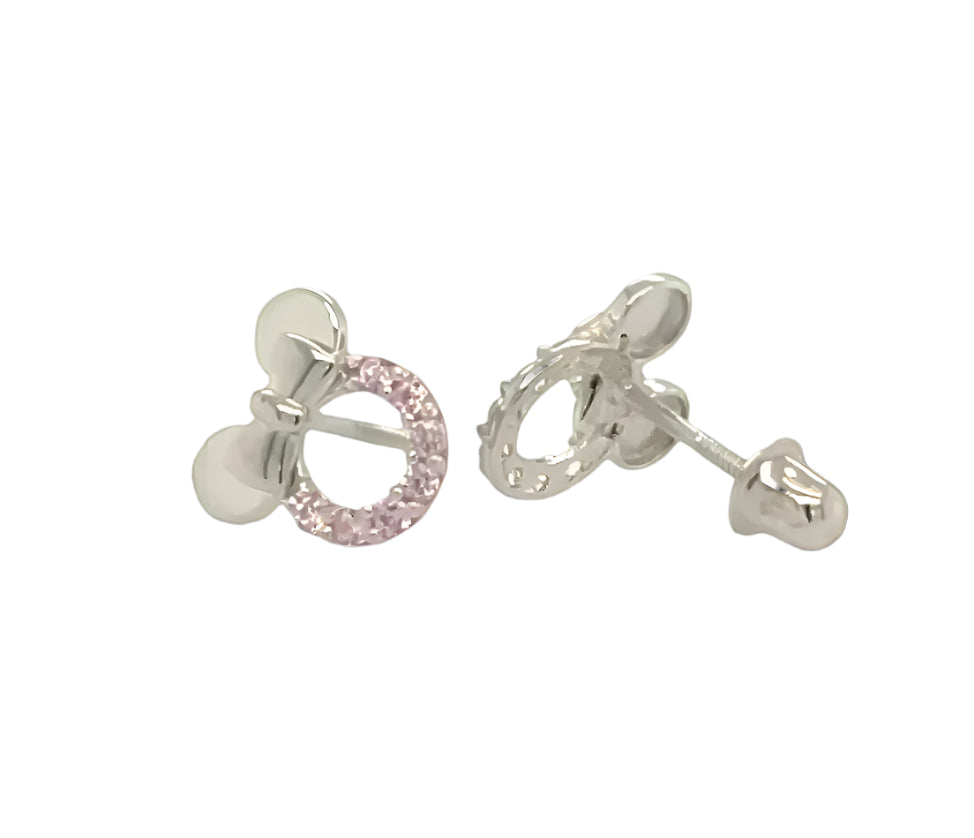 14k gold mini mouse earrings