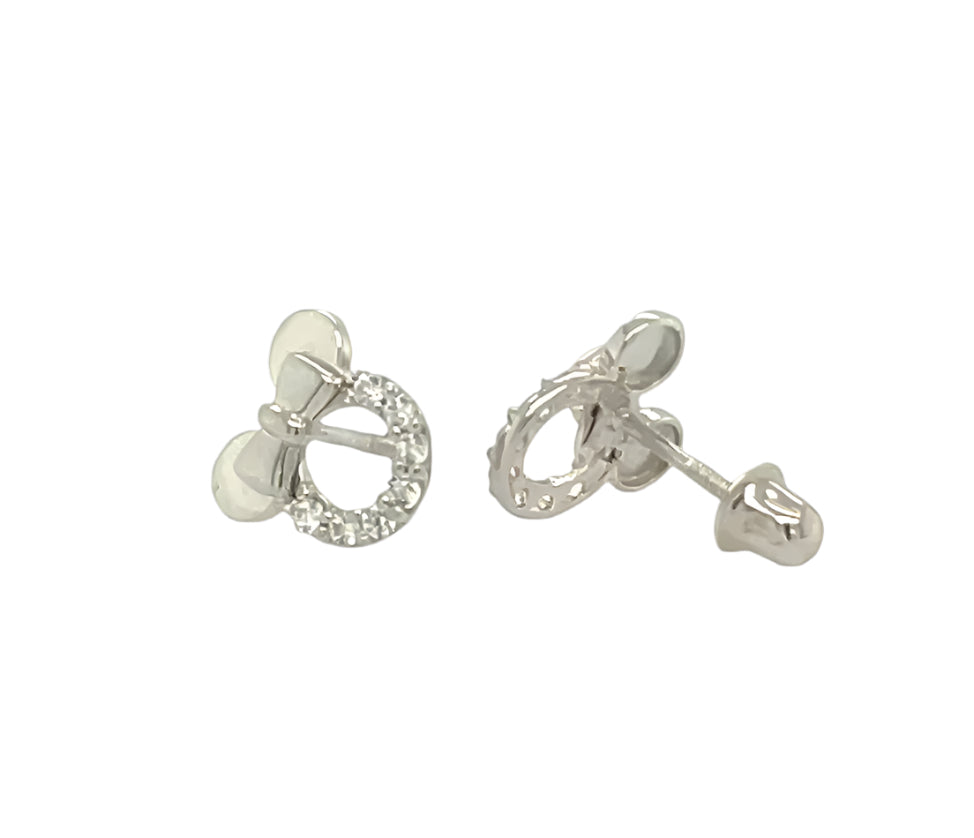14k gold mini mouse earrings