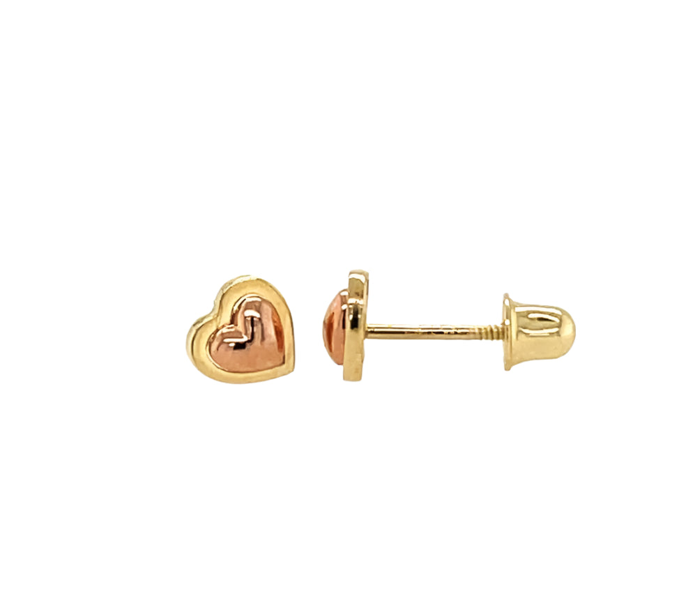 14k gold heart