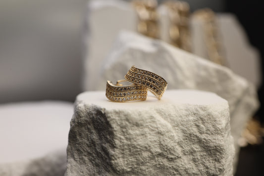 14k gold hoops