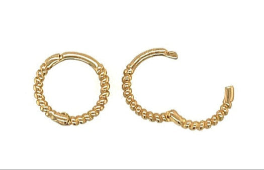 14k gold hoop