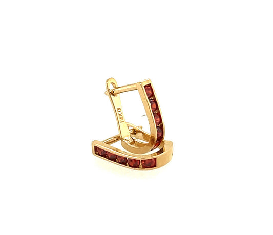 14k gold hoops