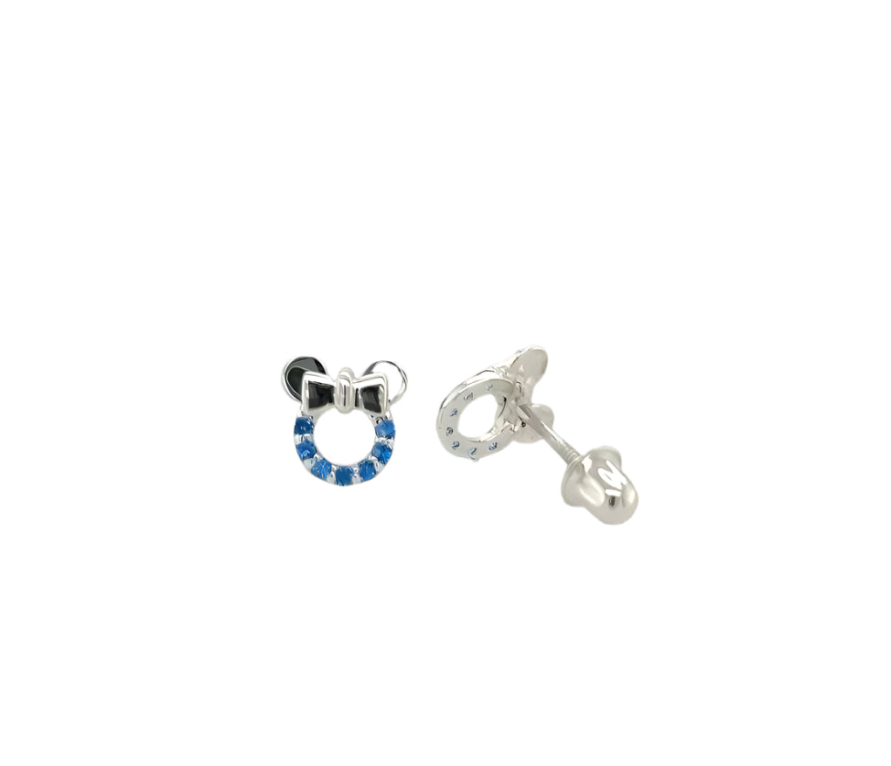 14k gold mini mouse earrings